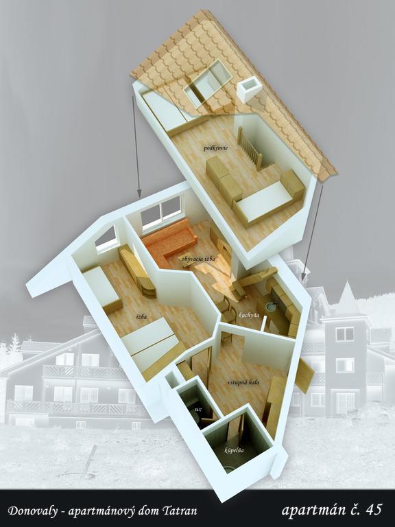 Apartmany Adam A Eva Donovaly Chambre photo
